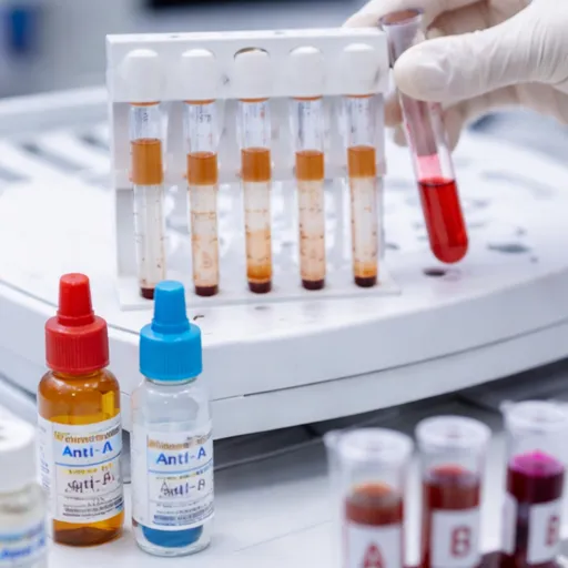 Close-up ABO grouping and compatibility testing in transfusion laboratory